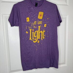 Purple Rapunzel Tee "At Last I See the Light"
